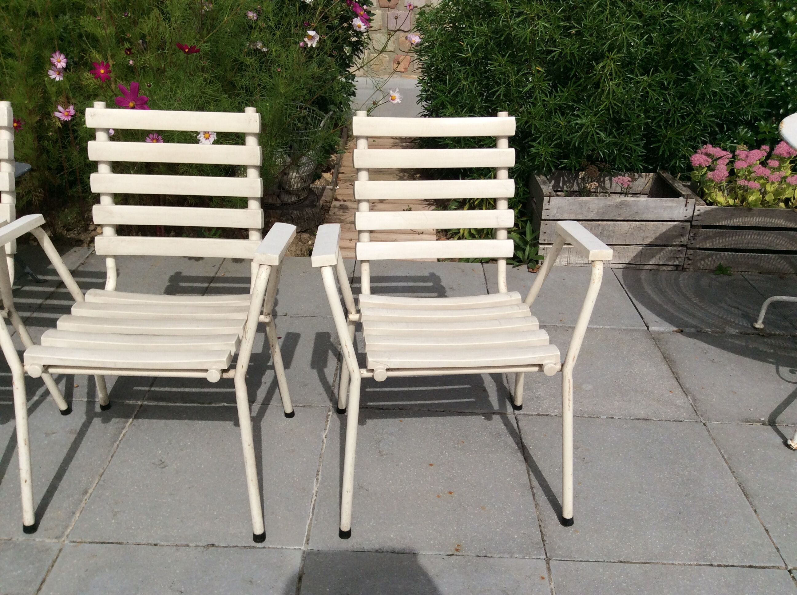 4 fauteuils de jardin