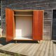 Vintage wardrobe dressing 3 doors