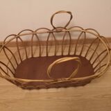 Couffin en osier vintage