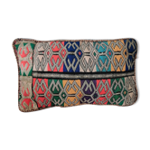 Coussin marocain Kilim vintage coloré