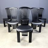 Vintage dining chairs by Pietro costantini, 1980s, set of 6