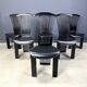 Vintage dining chairs by Pietro costantini, 1980s, set of 6