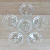 6 champagne glasses