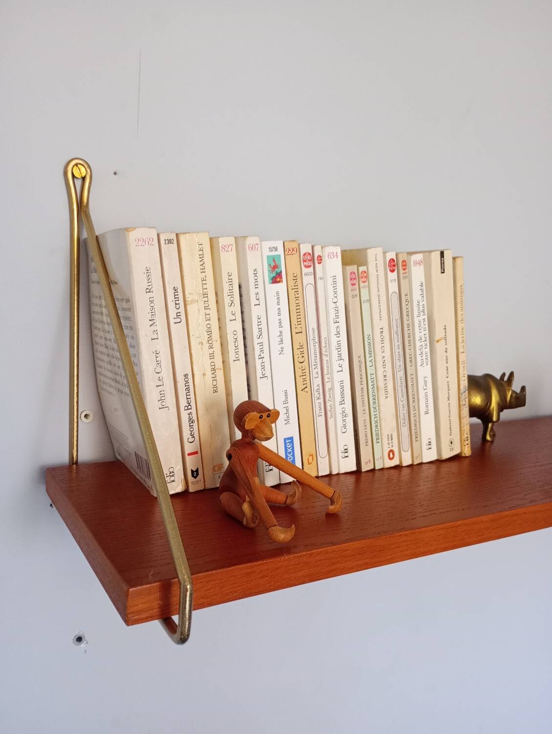 Étagère norvégienne en teck,  Vintage Scandinave 1960s