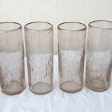6 verres bullés