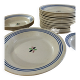 Lot assiettes de Gien - Modèle Yvonne