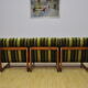Vintage striped modular sofa, 1970s
