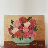 Oil on canvas Bouquet of flowers