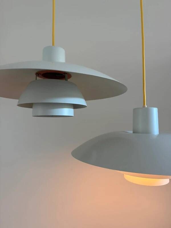 Vintage set 2x Louis Poulsen PH4/3 - Poul Henningsen - PH4 lamp