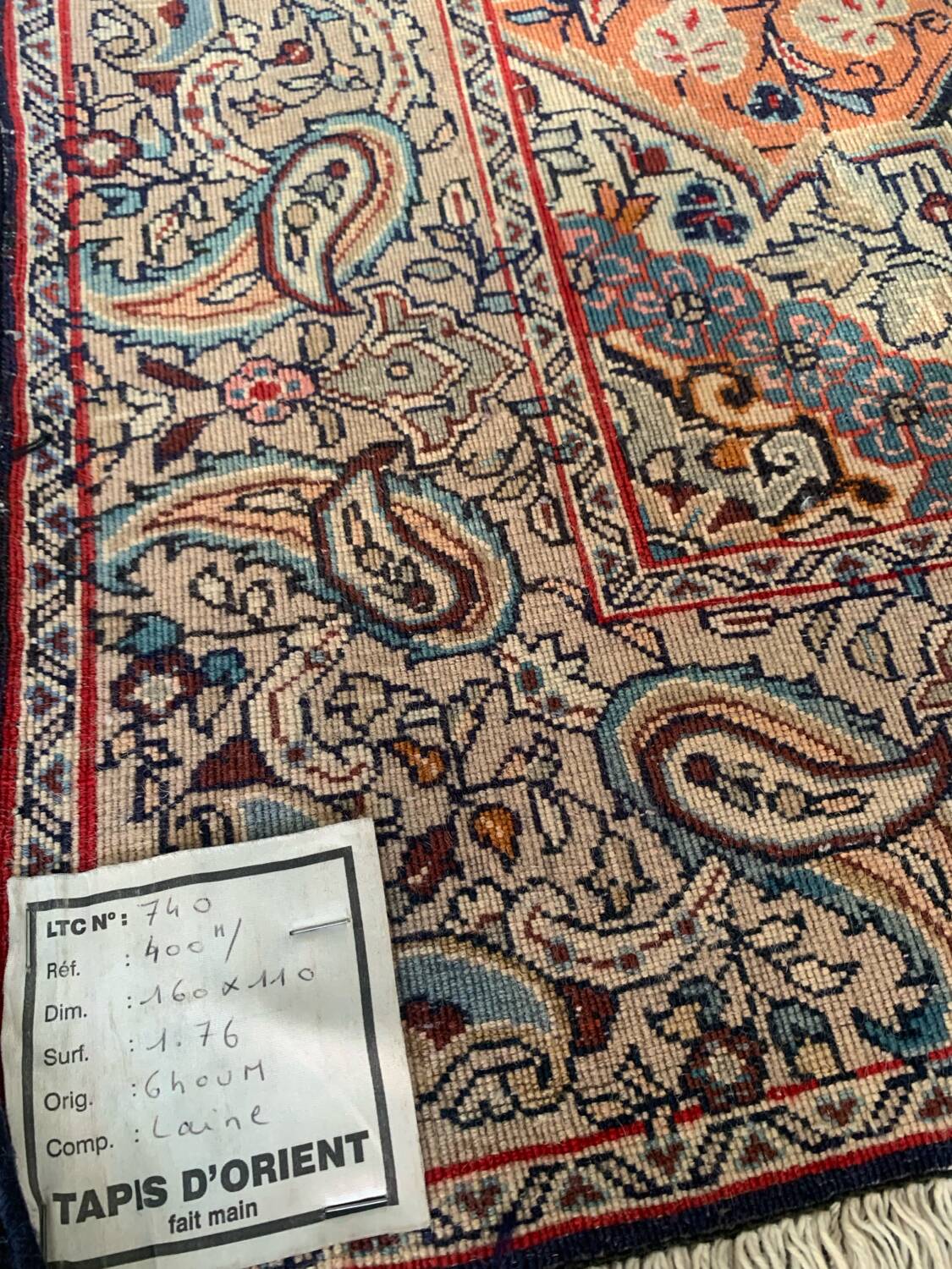 Oriental wool rug