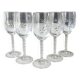 Lot of 5 x Small White Wine/Port Glasses Fleury Epi. Arques Crystal 12cl