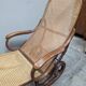 Chaise longue 1900 bois courbé