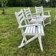 5 garden chairs 1970-1980
