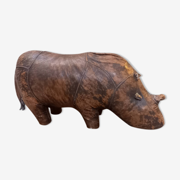 Rhinocéros en cuir Dimitri Ormesa
