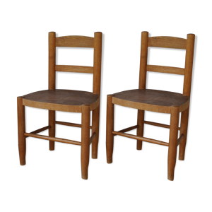 chaises enfant 1970