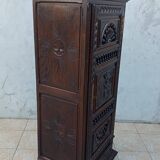 Bonnetière Armoire style Breton en bois naturel