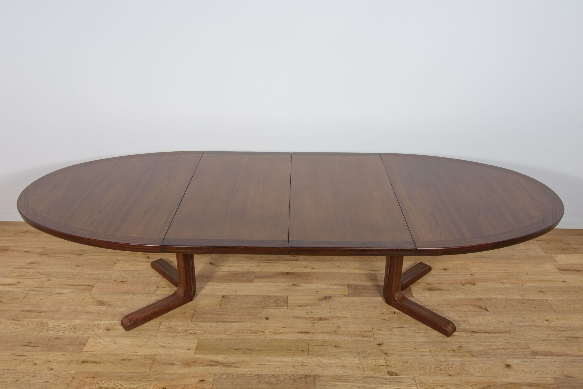 Mid-Century Oval Rosewood Extending Dining Table by Skovby, Denmark, 1960s