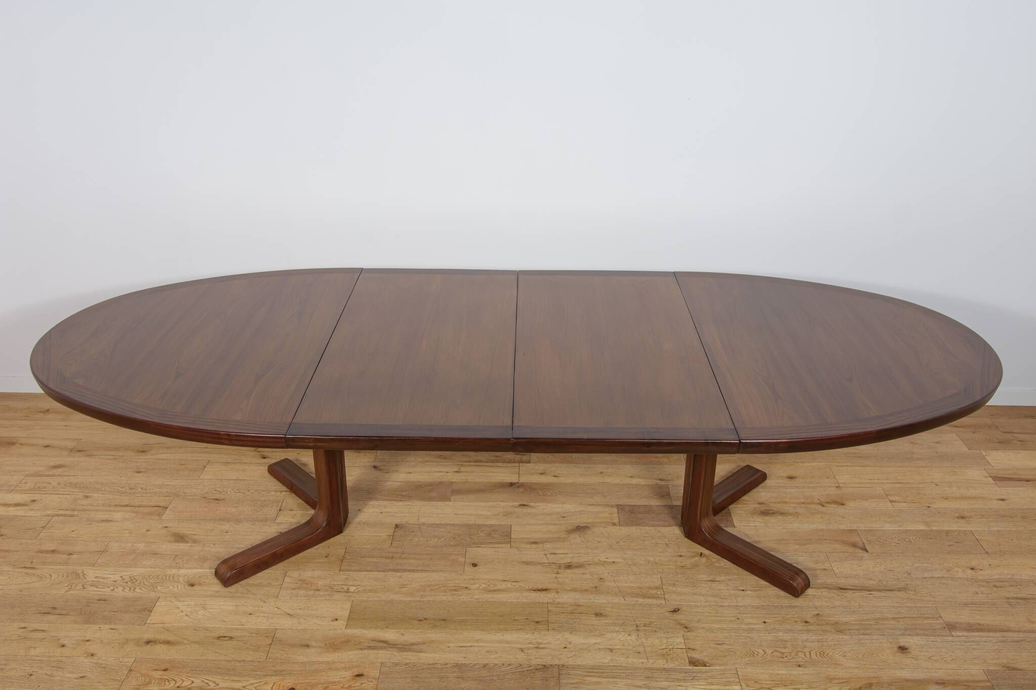 Mid-Century Oval Rosewood Extending Dining Table by Skovby, Denmark, 1960s