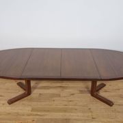 Mid-Century Oval Rosewood Extending Dining Table by Skovby, Denmark, 1960s