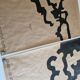 Two Eduardo Chillida screen-printed posters, abstraction on kraft paper, 50 x 70 cm