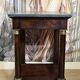 Console in mahogany and marble from the Empire period.