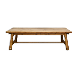 Pine dining table, 1950s