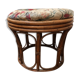 Vintage rattan stool