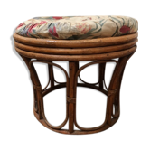 Vintage rattan stool