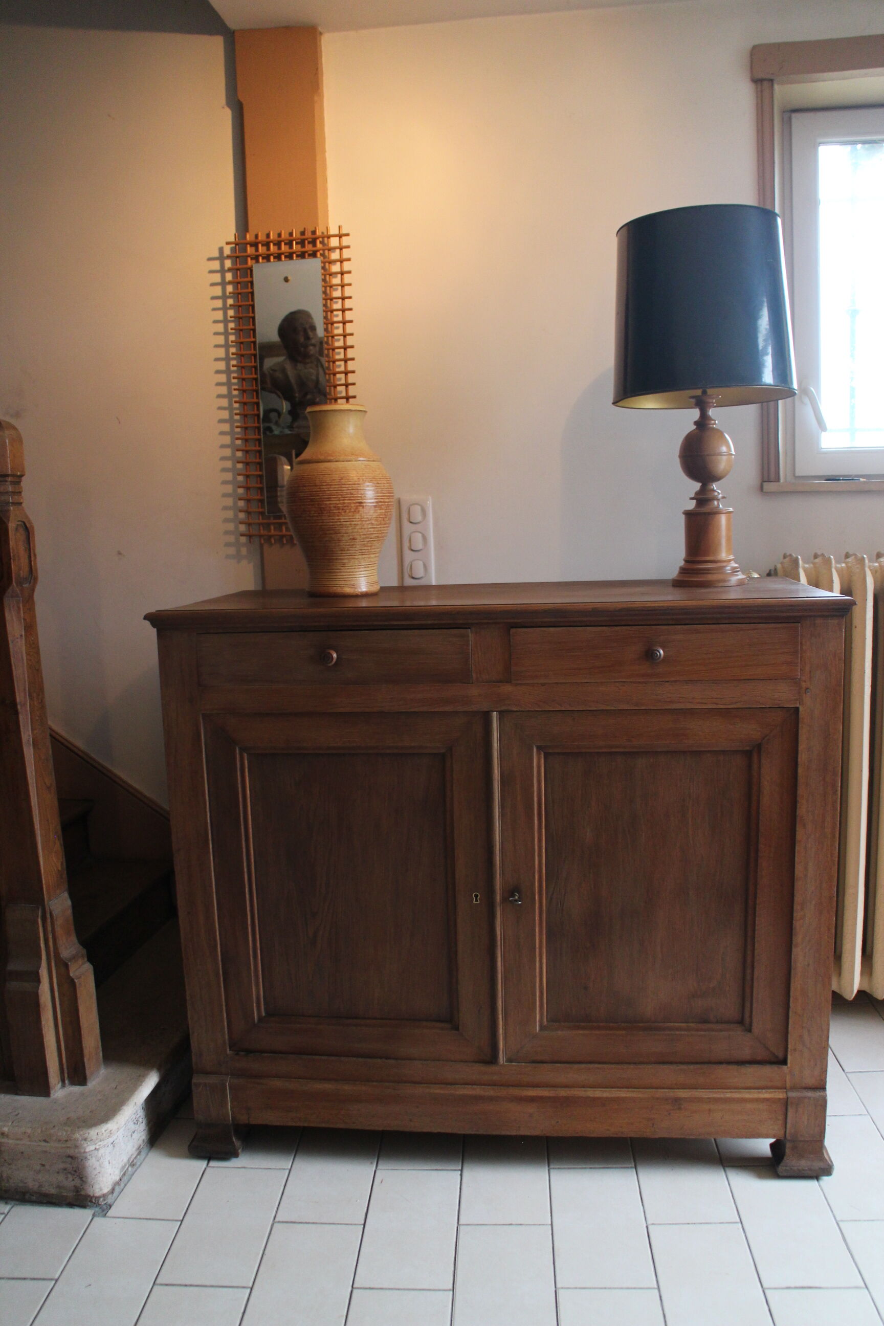 Louis philippe oak sideboard