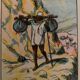 Old poster map of Madagascar - 1931