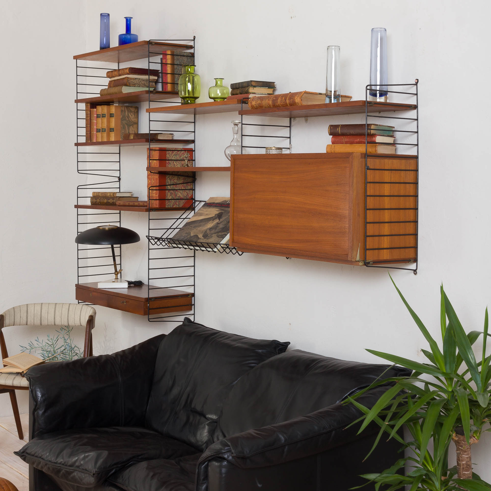 String wall unit from 1964 by Strinning, Sweden