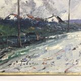 E. Febvre - Oil On canvas “caravan”