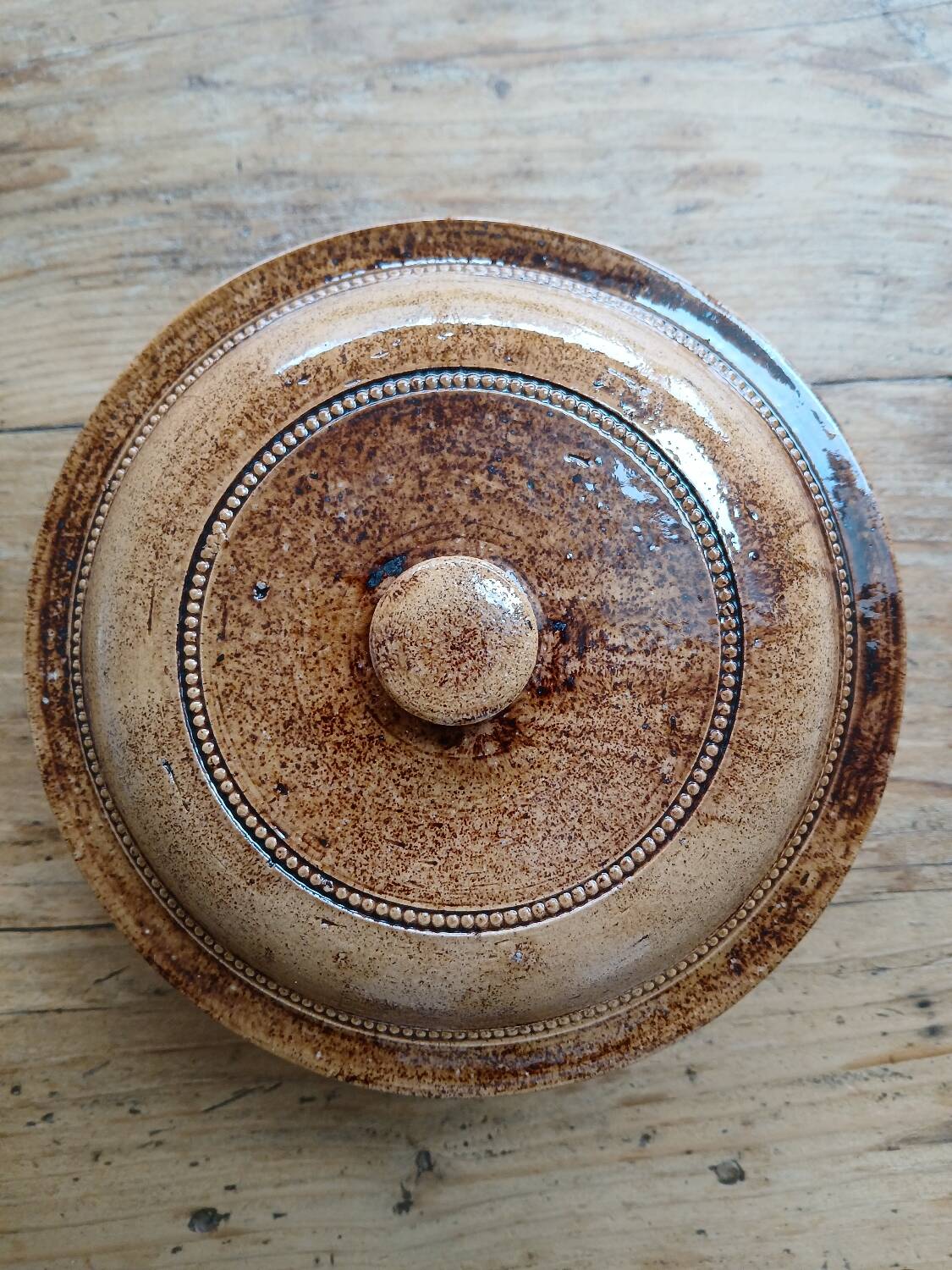 Vegetable salad bowl terracotta pottery