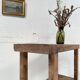 Establishment / console in raw wood