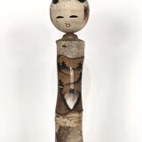 Kokeshi with Nô face theater Japan 1950-60