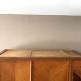 Wardrobe sewing door