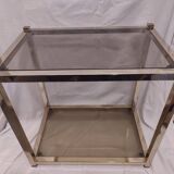 Hollywood Regency style side table, in the style of Dewulf for Belgo Chrom