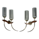 Pair of wall lamps years 50