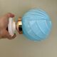 Applique globe vintage art déco en opaline bleue