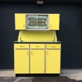 Yellow Formica buffet