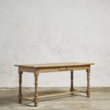 Oak farmhouse table