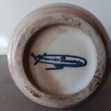 Glazed ceramic handle pitcher Fournier Demars