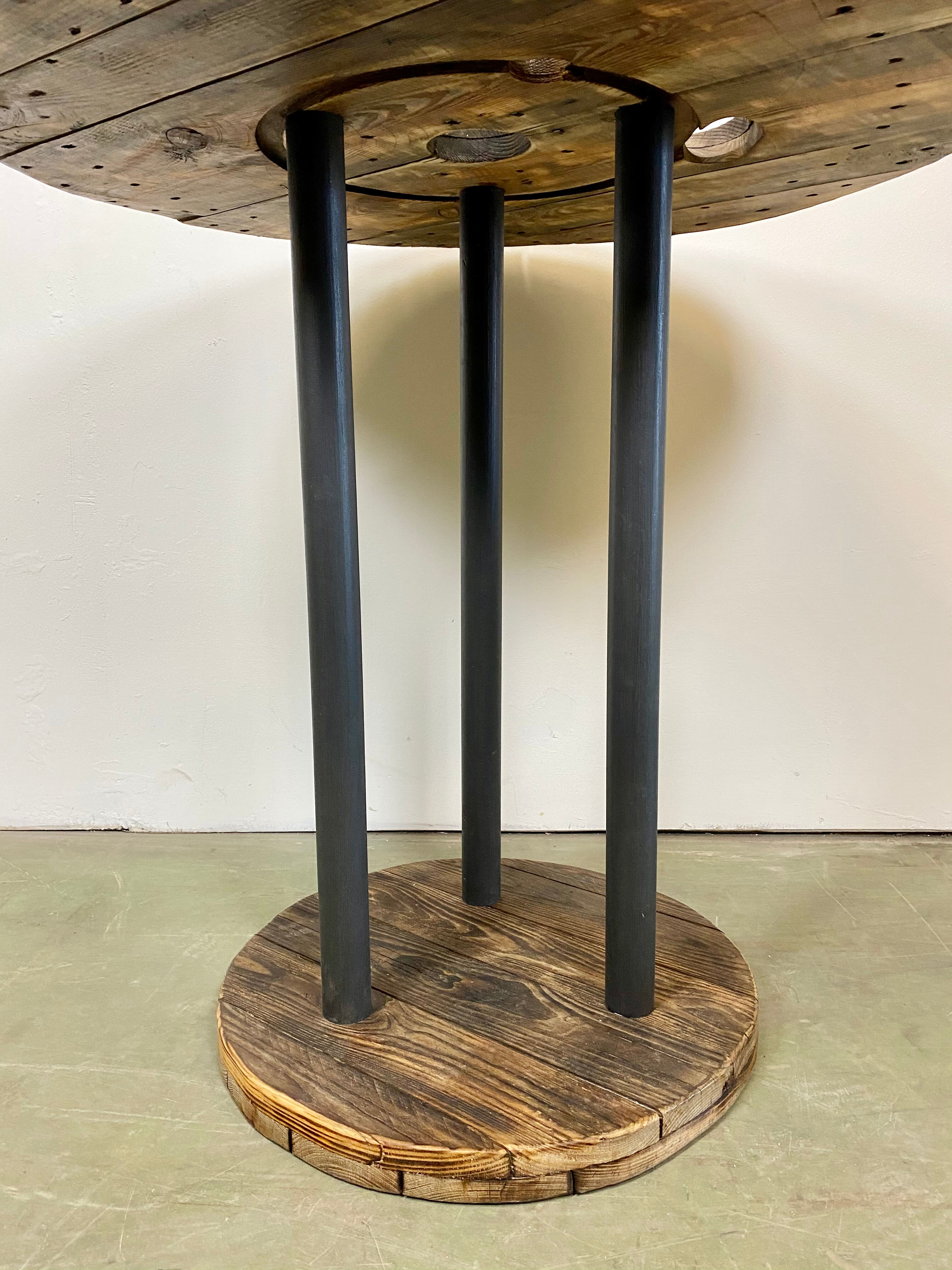 Industrial Circle Coffee Table, 1960s