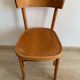 Set of 4 vintage wooden bistro chairs