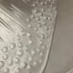 Vintage Scandinavian glass cake stand