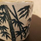 4 vintage stoneware teacups