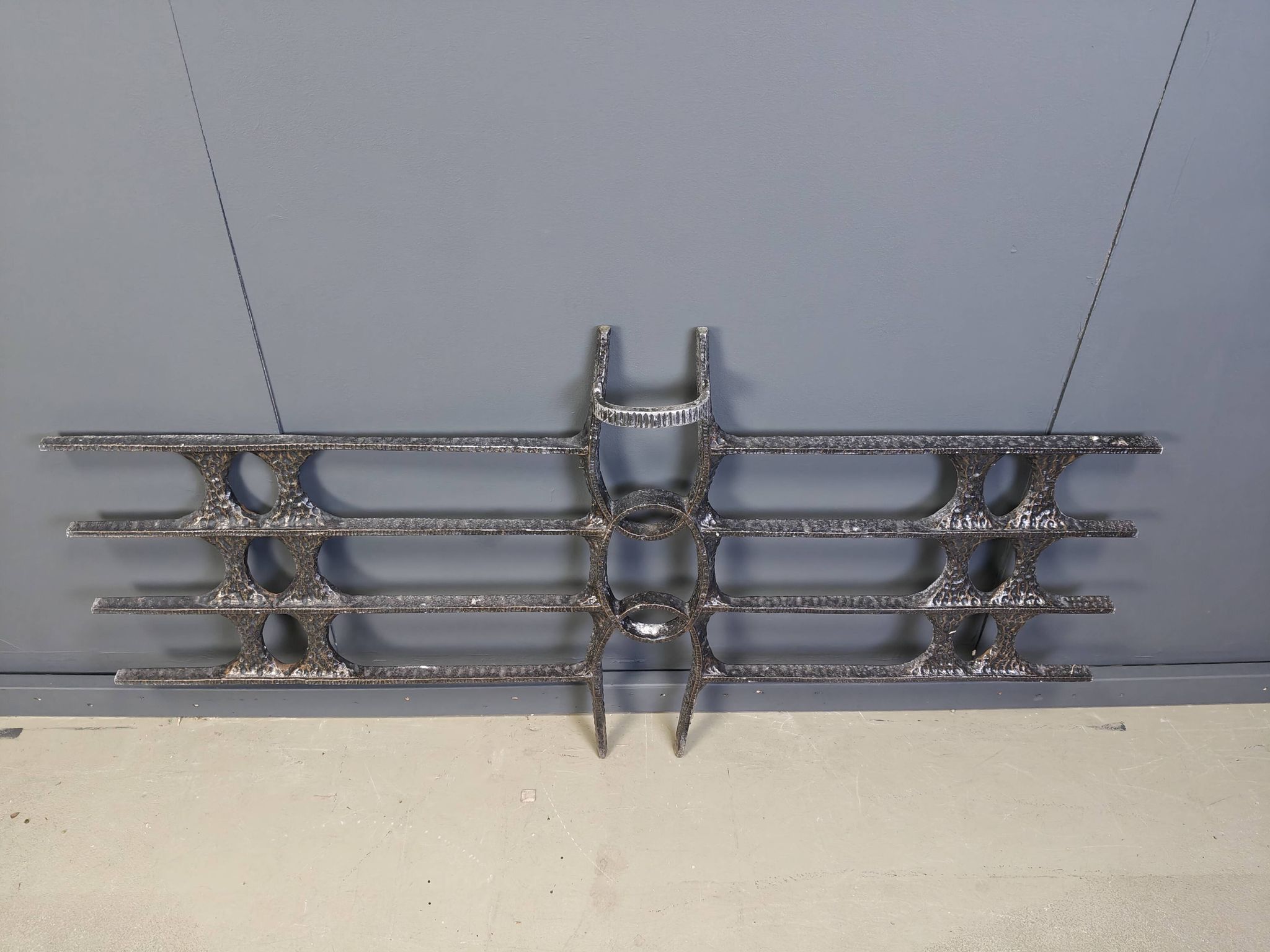 Large vintage brutalist wall sculpture, 1970s