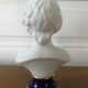 Statuette buste en biscuit