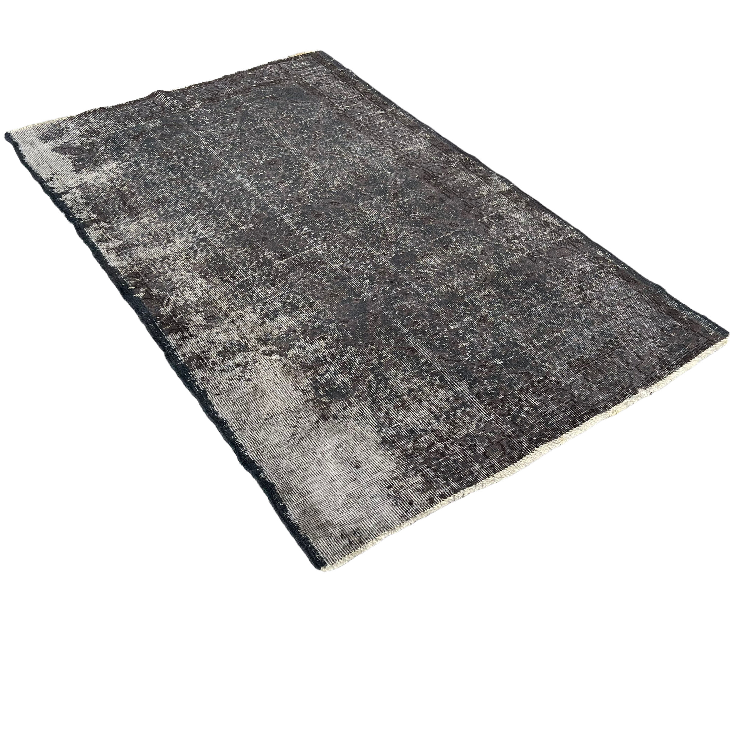 Vintage distressed turkish rug 194 x 117 cm