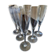 6 flutes à champagne Baccarat